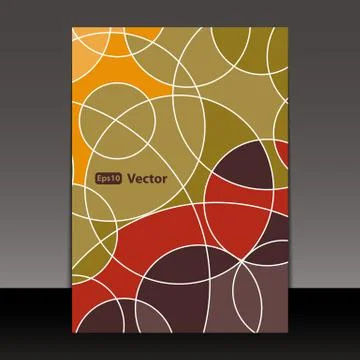 Flyer or Cover Design Stock Illustration