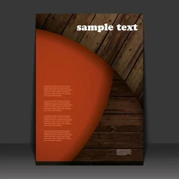 Flyer or Cover Design Stock Illustration