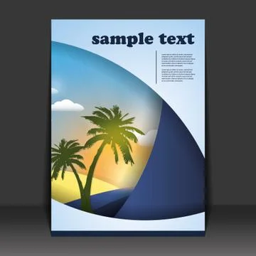 Flyer or Cover Design Stock Illustration