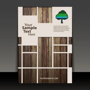 Flyer or Cover Design Stock Illustration