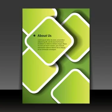 Flyer or Cover Design Stock Illustration