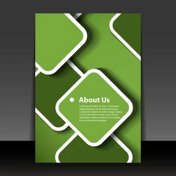 Flyer or Cover Design Stock Illustration