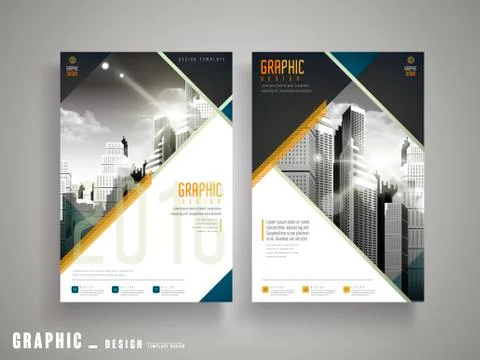 Flyer or Cover Design Stock Illustration