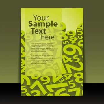 Flyer or Cover Design Stock Illustration