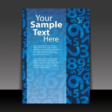 Flyer or Cover Design Stock Illustration