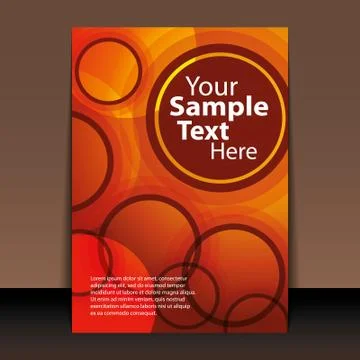 Flyer or Cover Design Stock Illustration
