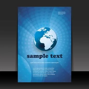 Flyer or Cover Design Stock Illustration