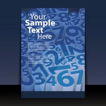 Flyer or Cover Design Stock Illustration