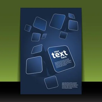 Flyer or Cover Design Stock Illustration