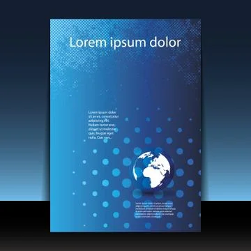 Flyer or Cover Design Stock Illustration