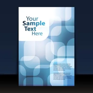 Flyer or Cover Design Stock Illustration