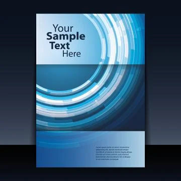 Flyer or Cover Design Stock Illustration