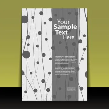 Flyer or Cover Design Illustrazione stock