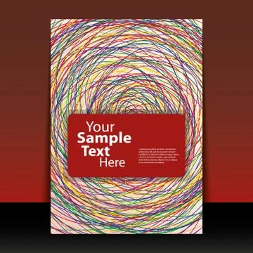 Flyer or Cover Design Stock Illustration