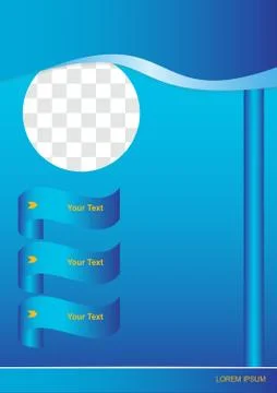 Flyer or cover design Stock Illustration