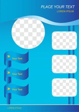 Flyer or cover design Stock Illustration