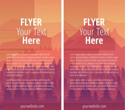 Flyer or Cover Design, Vector Illustration Stock Illustration