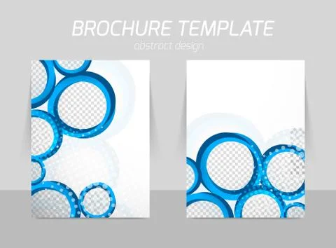 Flyer template design Stock Illustration