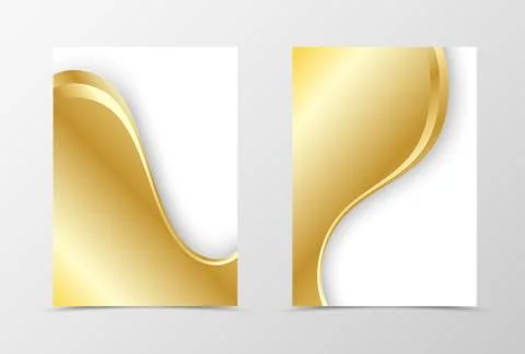 Flyer template design Stock Illustration