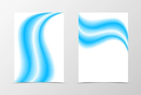 Flyer template design. Illustrazione stock