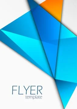 Flyer template Stock Illustration