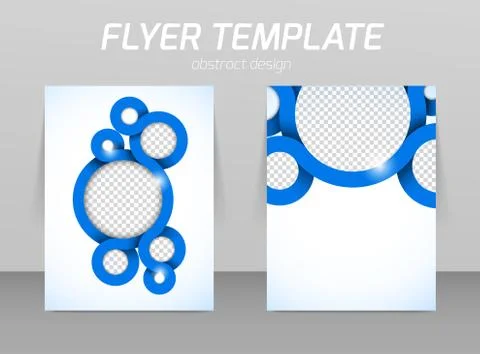 Flyer template Stock Illustration