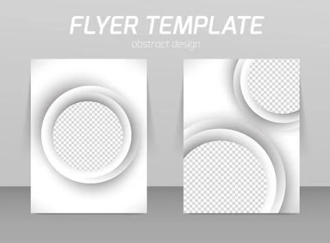 Flyer template Stock Illustration