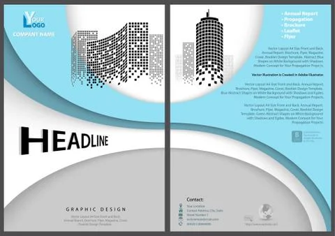 Flyer Template Stock Illustration