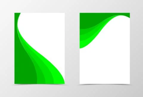 Flyer template spectrum design Stock Illustration