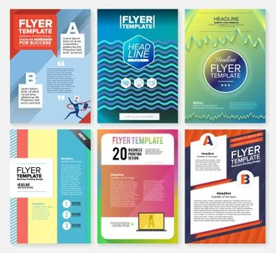 Flyer Template Vector Stock Illustration