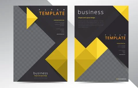 Flyertemplate flyertemplate Stock Illustration