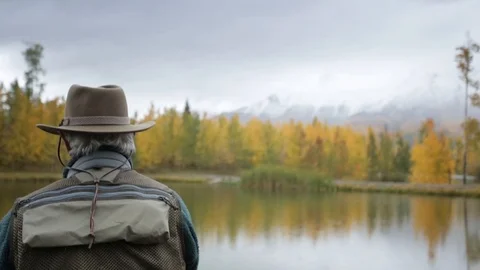 Flyfisherman clsoeup Vidéo 89882739