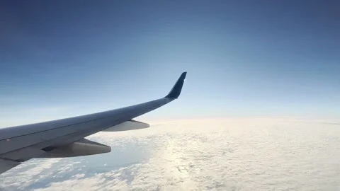 Flying 38,000 feet Stock Footage 237481879