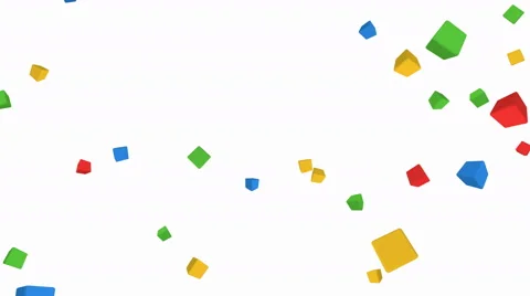 Flying 3d cubes - loop Video stock 62767701