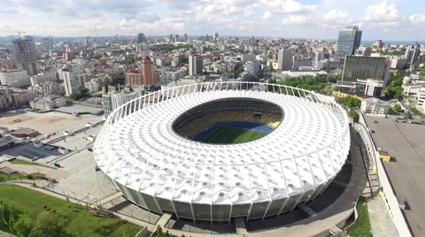 Flying Above Arena Stock-Footage 64068320