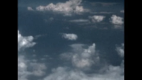 Flying Above the Clouds 1969 Stock Footage 265031136