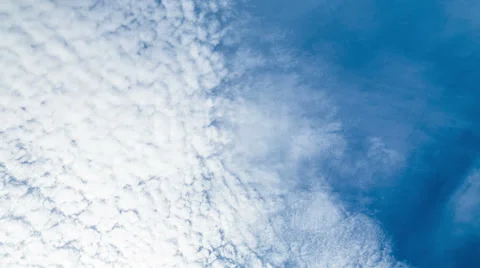 Flying above clouds and ocean Stock Footage 45816863