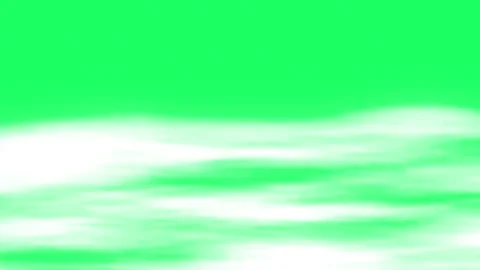 Flying Above Clouds Fog Effect on Green Screen, Airplane View Overlay Animation Stock Footage 340084625