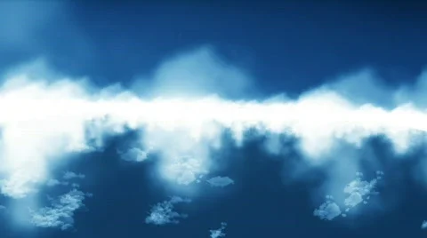FLYING ABOVE THE CLOUDS Stock Footage 630455