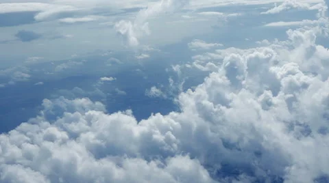 Flying above the clouds Stock Footage 40619170