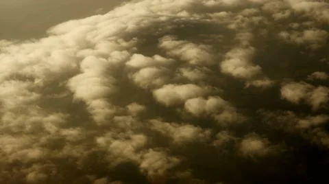 Flying above the clouds Stock Footage 40633344
