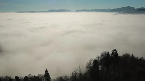Flying above clouds Stock-Footage 44918252