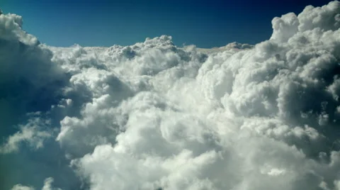 Flying above Clouds Stock Footage 46321044