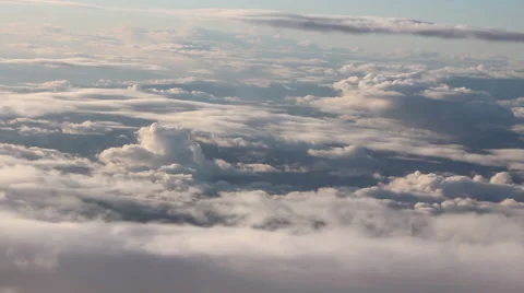 Flying above Clouds Video stock 60611039