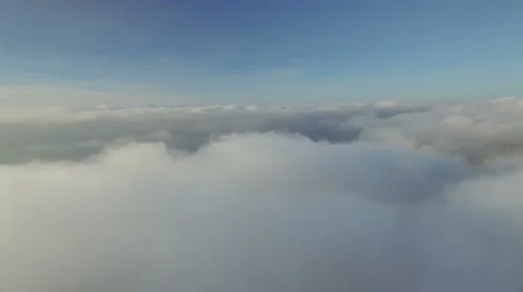 Flying above the clouds Stock Footage 62638990