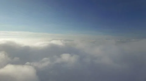 Flying above the clouds Stock Footage 62651561