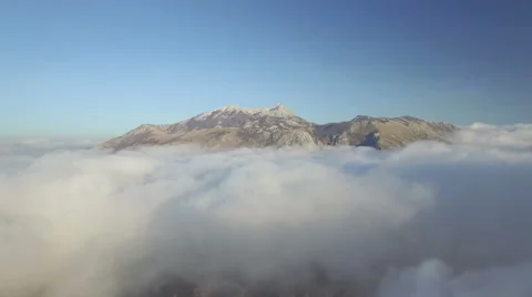 Flying above the clouds Stock-Footage 62653620