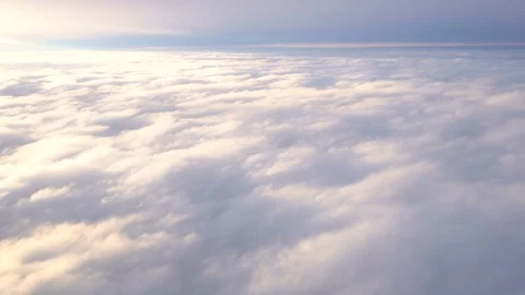 Flying above the clouds Stock Footage 72227057