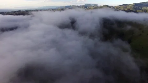 Flying above the clouds Stock Footage 76161582