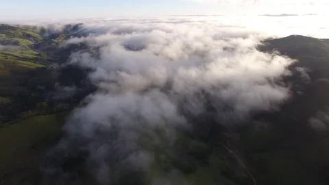 Flying above the clouds Stock Footage 76162165